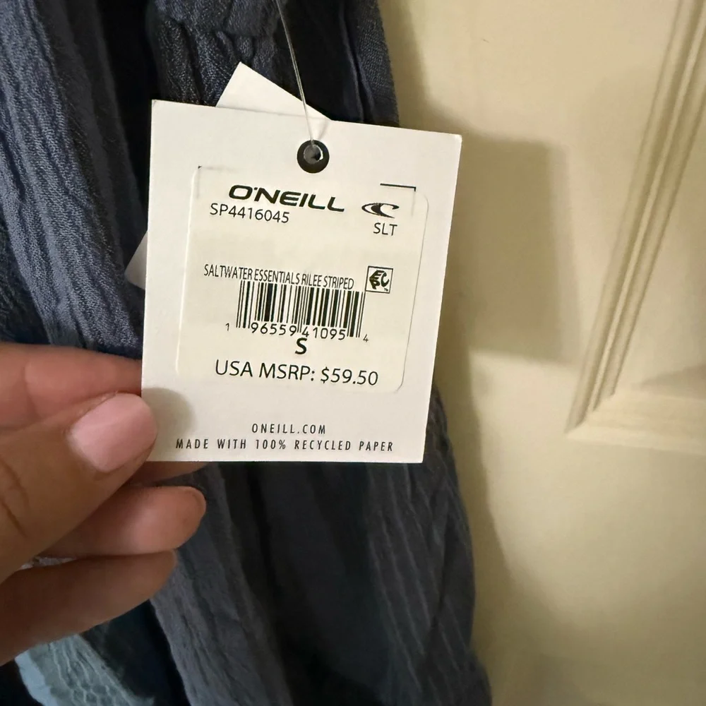 O’Neill Dress - Saltwater Essentials Rilee Striped. Size S. NWT - Picture 3 of 4